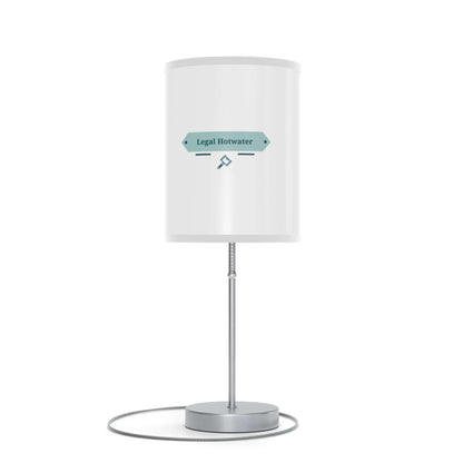 Stylish table lamp on a steel stand, featuring a customizable shade for high-resolution printing. Ideal for US and CA plug.